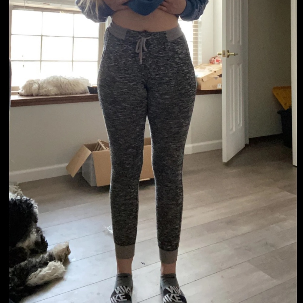 gray joggers